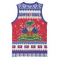 Afro Haiti Christmas Basketball Jersey Coat Of Arms Jwaye Nwel - African Pride