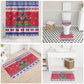 Afro Haiti Christmas Bathroom Set Coat Of Arms Jwaye Nwel