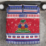 Afro Haiti Christmas Bedding Set Coat Of Arms Jwaye Nwel - African Pride
