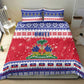 Afro Haiti Christmas Bedding Set Coat Of Arms Jwaye Nwel - African Pride