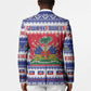 Afro Haiti Christmas Blazer Coat Of Arms Jwaye Nwel