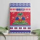 Afro Haiti Christmas Canvas Wall Art Coat Of Arms Jwaye Nwel - African Pride