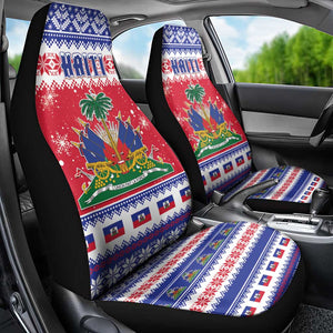 Afro Haiti Christmas Car Seat Cover Coat Of Arms Jwaye Nwel - African Pride