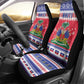 Afro Haiti Christmas Car Seat Cover Coat Of Arms Jwaye Nwel - African Pride