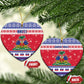 Afro Haiti Christmas Ceramic Ornament Coat Of Arms Jwaye Nwel - African Pride