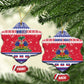 Afro Haiti Christmas Ceramic Ornament Coat Of Arms Jwaye Nwel - African Pride