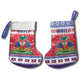Afro Haiti Christmas Stocking Coat Of Arms Jwaye Nwel - African Pride
