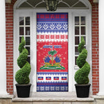 Afro Haiti Christmas Door Cover Coat Of Arms Jwaye Nwel