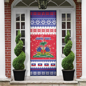 Afro Haiti Christmas Door Cover Coat Of Arms Jwaye Nwel