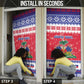 Afro Haiti Christmas Door Cover Coat Of Arms Jwaye Nwel