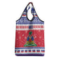 Afro Haiti Christmas Grocery Bag Coat Of Arms Jwaye Nwel - African Pride