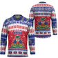 Afro Haiti Christmas Hockey Jersey Coat Of Arms Jwaye Nwel
