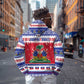 Afro Haiti Christmas Hoodie Coat Of Arms Jwaye Nwel - African Pride