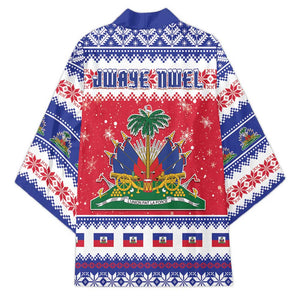 Afro Haiti Christmas Kimono Coat Of Arms Jwaye Nwel