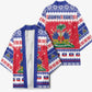 Afro Haiti Christmas Kimono Coat Of Arms Jwaye Nwel