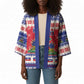 Afro Haiti Christmas Kimono Coat Of Arms Jwaye Nwel