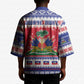 Afro Haiti Christmas Kimono Coat Of Arms Jwaye Nwel