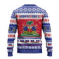 Afro Haiti Christmas Ugly Christmas Sweater Coat Of Arms Jwaye Nwel - African Pride