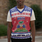 Afro Haiti Christmas Knitted V-Neck Vest Coat Of Arms Jwaye Nwel - African Pride
