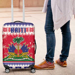 Afro Haiti Christmas Luggage Cover Coat Of Arms Jwaye Nwel - African Pride