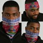 Afro Haiti Christmas Neck Gaiter Coat Of Arms Jwaye Nwel - African Pride