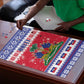 Afro Haiti Christmas Puzzle Coat Of Arms Jwaye Nwel