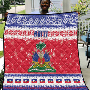 Afro Haiti Christmas Quilt Coat Of Arms Jwaye Nwel - African Pride
