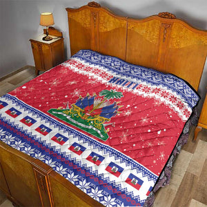 Afro Haiti Christmas Quilt Coat Of Arms Jwaye Nwel - African Pride