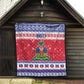 Afro Haiti Christmas Quilt Coat Of Arms Jwaye Nwel - African Pride