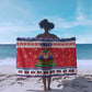 Afro Haiti Christmas Sarong Coat Of Arms Jwaye Nwel - African Pride
