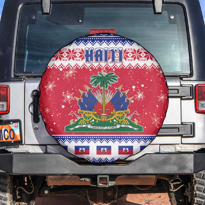 Afro Haiti Christmas Spare Tire Cover Coat Of Arms Jwaye Nwel - African Pride