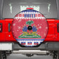 Afro Haiti Christmas Spare Tire Cover Coat Of Arms Jwaye Nwel - African Pride