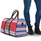 Afro Haiti Christmas Travel Bag Coat Of Arms Jwaye Nwel