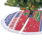 Afro Haiti Christmas Tree Skirt Coat Of Arms Jwaye Nwel - African Pride