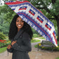Afro Haiti Christmas Umbrella Coat Of Arms Jwaye Nwel