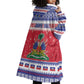 Afro Haiti Christmas Wearable Blanket Hoodie Coat Of Arms Jwaye Nwel - African Pride