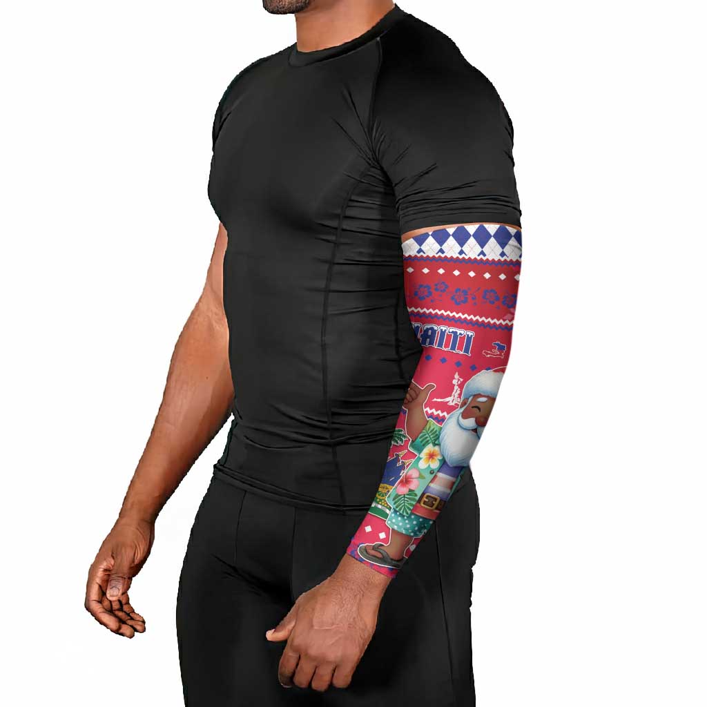 Afro Haiti Christmas Arm Sleeves Haitian Santa Jwaye Nwel
