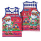 Afro Haiti Christmas Basketball Jersey Haitian Santa Jwaye Nwel - African Pride