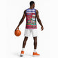 Afro Haiti Christmas Basketball Jersey Haitian Santa Jwaye Nwel - African Pride