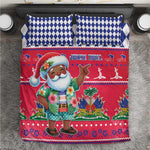 Afro Haiti Christmas Bedding Set Haitian Santa Jwaye Nwel - African Pride