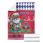 Afro Haiti Christmas Blanket Haitian Santa Jwaye Nwel - African Pride