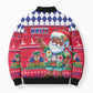 Afro Haiti Christmas Bomber Puffer Jacket Haitian Santa Jwaye Nwel