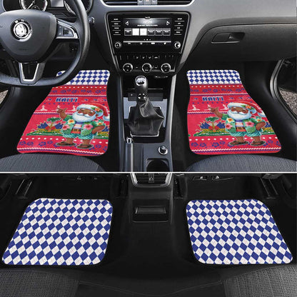 Afro Haiti Christmas Car Mats Haitian Santa Jwaye Nwel - African Pride