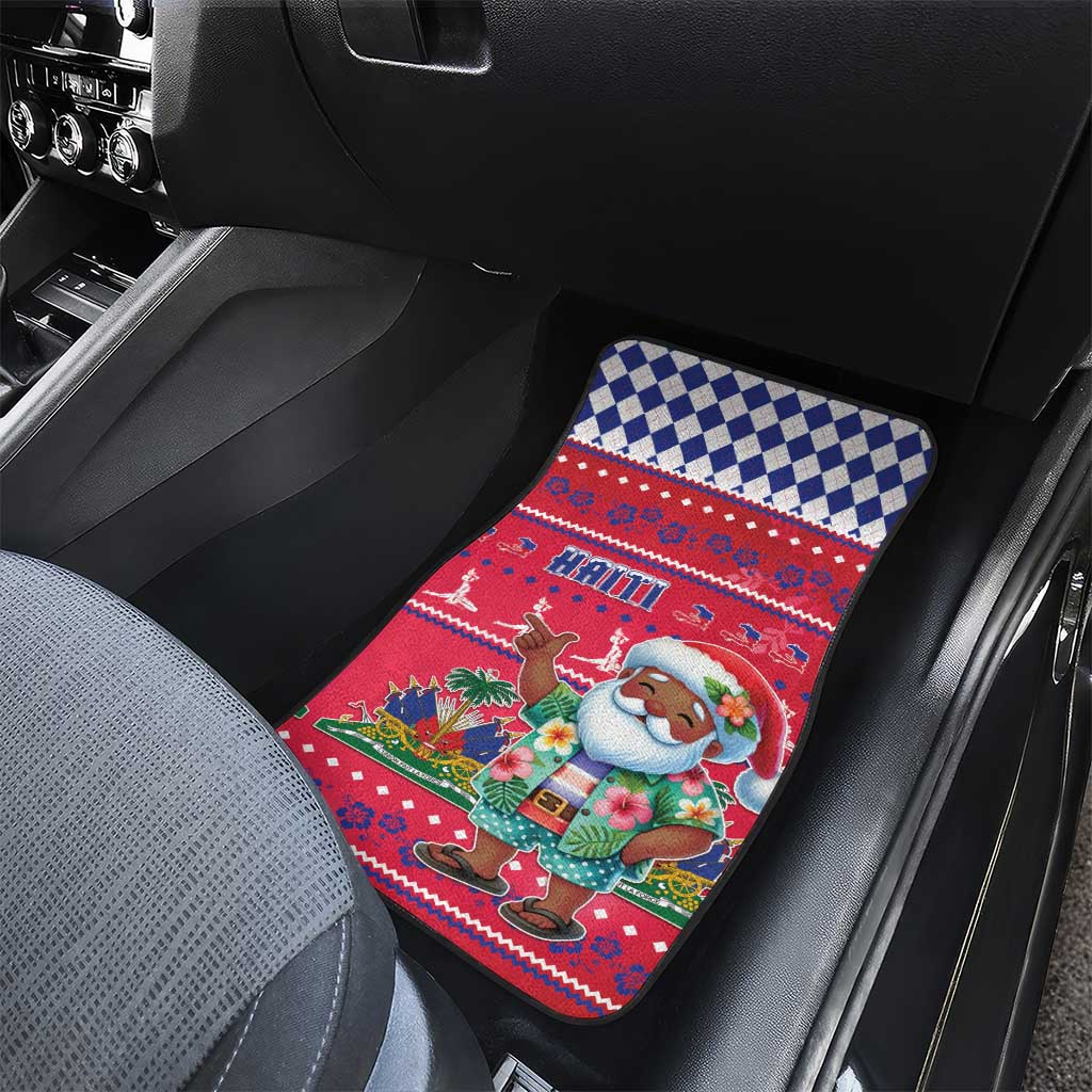 Afro Haiti Christmas Car Mats Haitian Santa Jwaye Nwel - African Pride
