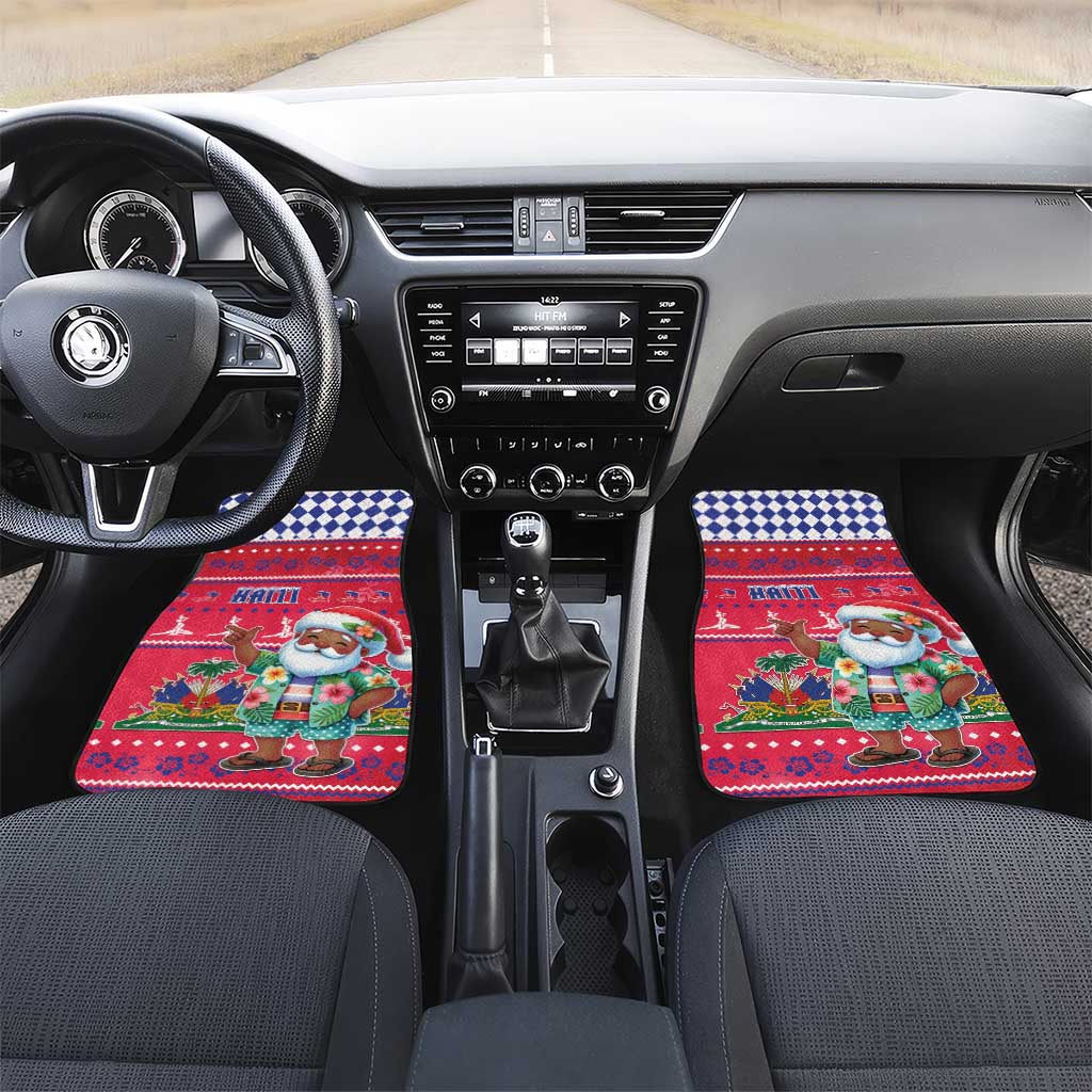 Afro Haiti Christmas Car Mats Haitian Santa Jwaye Nwel - African Pride