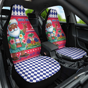 Afro Haiti Christmas Car Seat Cover Haitian Santa Jwaye Nwel - African Pride