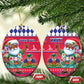 Afro Haiti Christmas Ceramic Ornament Haitian Santa Jwaye Nwel - African Pride