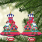 Afro Haiti Christmas Ceramic Ornament Haitian Santa Jwaye Nwel - African Pride