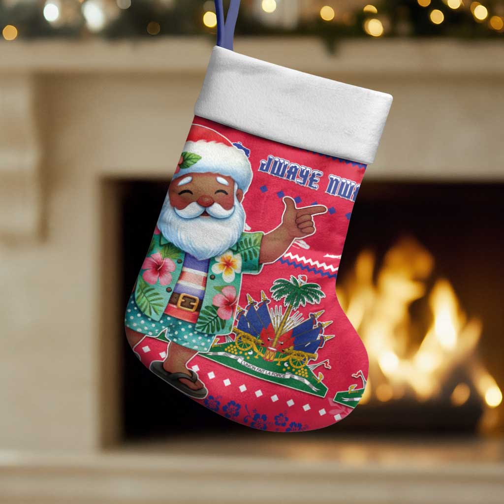 Afro Haiti Christmas Stocking Haitian Santa Jwaye Nwel - African Pride
