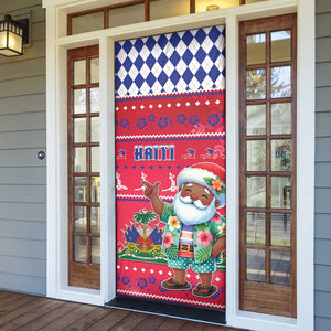 Afro Haiti Christmas Door Cover Haitian Santa Jwaye Nwel